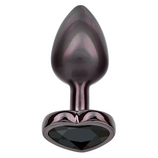 CalExotics Diamond Heart Plug Small Black