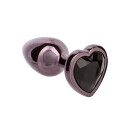 CalExotics Diamond Heart Plug Small Black