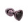 CalExotics Diamond Heart Plug Small Black