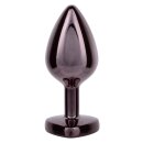 CalExotics Diamond Heart Plug Large Schwarz