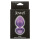 Diamond Heart Plug Large Purple