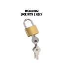 Hidden Desire Extreme Electro Penis Cage with Lock Transparent