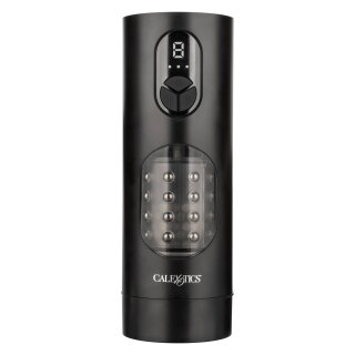 CalExotics Beaded Power Stroker with Vibration Black