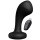 Hidden Desire Extreme Bullshead Power Anal Plug with Vibration Black Ø 4.5 cm