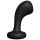 Hidden Desire Extreme Bullshead Power Anal Plug with Vibration Black Ø 4.5 cm