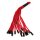 Taboom Knot Flogger Schwarz Rot