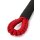 Taboom Knot Flogger Schwarz Rot