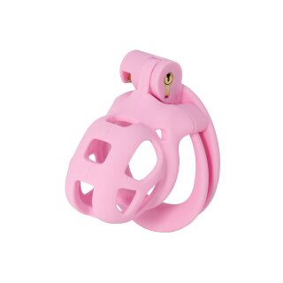 Hidden Desire Penis Prison Cock Cage X-Short Pink