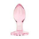 Easytoys Anal Plug aus Glas mit Herzbasis Rosa Ø 2,7 cm