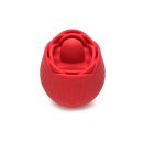 XR Brands BLOOMGASM French Rose Licking & Vibrating Stimulator Red