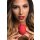 XR Brands BLOOMGASM French Rose Licking & Vibrating Stimulator Red