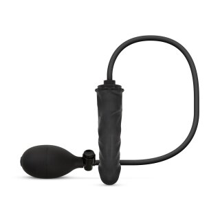 Easytoys Inflatable Dildo with Pump Black 14.5 cm Ø 3.4 cm