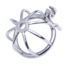 Malesation Chastity Cage 40 Silber 4,8 cm Ø 4 cm