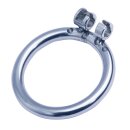 Malesation Chastity Cage 40 Silber 4,8 cm Ø 4 cm