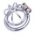 Malesation Chastity Cage 50 Silber 4,8 cm Ø 5 cm