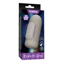 LoveToy Knights Ring Vibrating Dual Purpose Sleeve Spiral White