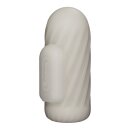 LoveToy Knights Ring Vibrating Dual Purpose Sleeve Spiral White