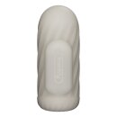 LoveToy Knights Ring Vibrating Dual Purpose Sleeve Spiral White