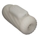 LoveToy Knights Ring Vibrating Dual Purpose Sleeve Spiral White