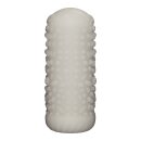 LoveToy Knights Ring Vibrating Dual Purpose Sleeve Drip White