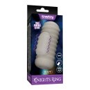 LoveToy Knights Ring Vibrating Dual Purpose Sleeve Wavy White