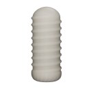 LoveToy Knights Ring Vibrating Dual Purpose Sleeve Wavy White