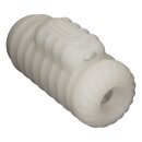 LoveToy Knights Ring Vibrating Dual Purpose Sleeve Wavy White