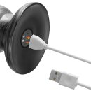 LoveToy King Sized Vibrating Vibrax Slider 32cm Silver