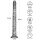 LoveToy King Sized Vibrating Vibrax Slider 40,5cm Silver