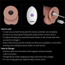 LoveToy Vibrating Sliding Skin Pro II with remote control 10"/ 25 cm Nude