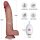 LoveToy Vibrating Sliding Skin Pro II with remote control 10"/ 25 cm Nude