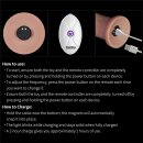 LoveToy Vibrating Sliding Skin Pro II with remote control 9" / 23 cm Nude