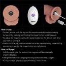 LoveToy Vibrating Sliding Skin Pro II with remote control - 8,5" / 22 cm Nude