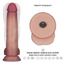 LoveToy Vibrating Sliding Skin Pro II with remote control - 8,5" / 22 cm Nude