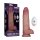 LoveToy Vibrating Sliding Skin Pro II with remote control - 8,5" / 22 cm Nude