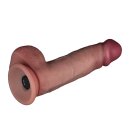 LoveToy Vibrating Sliding Skin Pro II with remote control 8" / 20 cm Nude