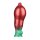 LoveToy Dual Density  Inflatable Dildo 10" / 25 cm Red/Green