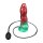 LoveToy Dual Density  Inflatable Dildo 10" / 25 cm Red/Green