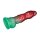 LoveToy Dual Density  Inflatable Dildo 10" / 25 cm Red/Green