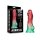 LoveToy Dual Density Inflatable Dildo 8" / 20 cm Red/Green
