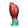 LoveToy Dual Density Inflatable Dildo 8" / 20 cm Red/Green