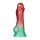 LoveToy Dual Density Inflatable Dildo 8" / 20 cm Red/Green