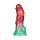 LoveToy Dual Density Inflatable Dildo 7,5" / 19 cm Red/Green