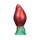 LoveToy Dual Density Inflatable Dildo 7,5" / 19 cm Red/Green