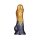 LoveToy Dual Density Inflatable Dildo 8" / 20 cm Gold/Black