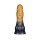 LoveToy Dual Density Inflatable Dildo 8" / 20 cm Gold/Black
