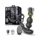 INTOYOU Klark Waving & Vibrating Anal Plug with Remote Black