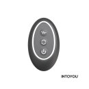 INTOYOU Klark Waving & Vibrating Anal Plug with Remote Black