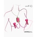 INTOYOU Tickly Nipple Clamps with Necklace (with App Control) - Pink