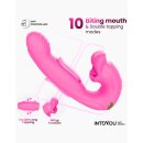 INTOYOU Bimby Biting and Double Tongue Tapping Vibrator with App Pink